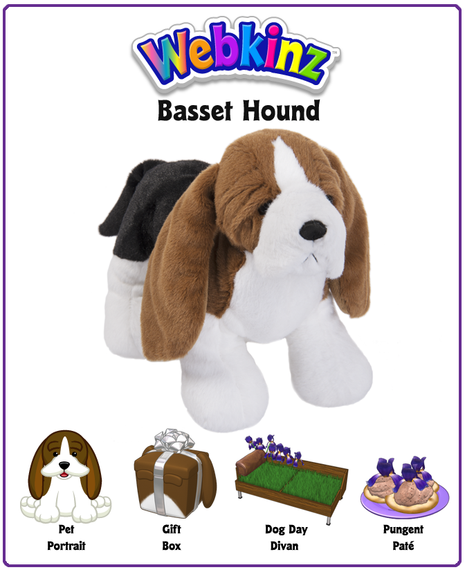 webkinz basset hound